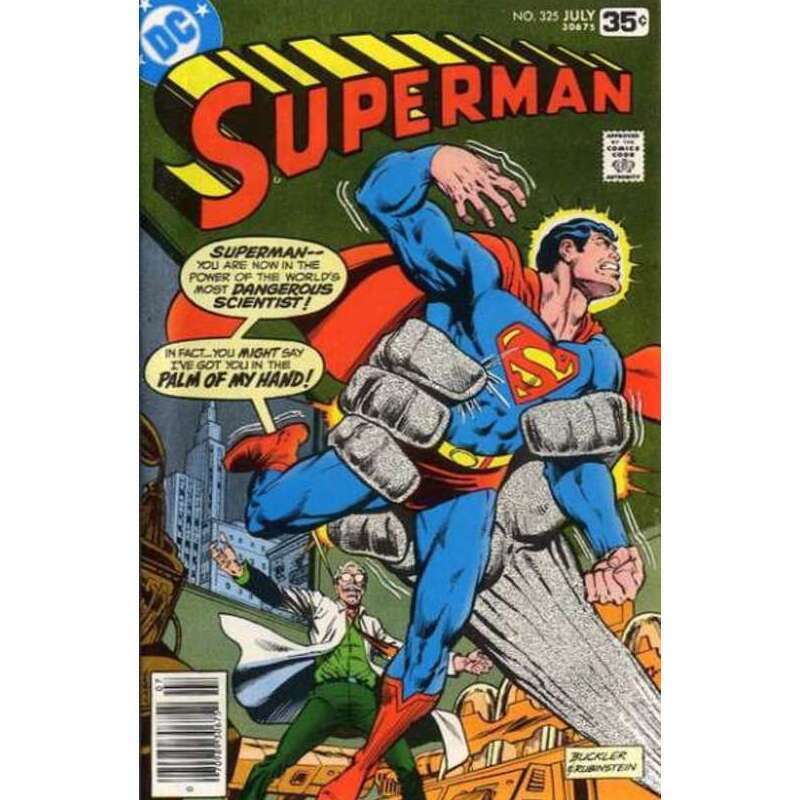 Superman #325 1939 series DC comics Fine+ Full description below [u\'