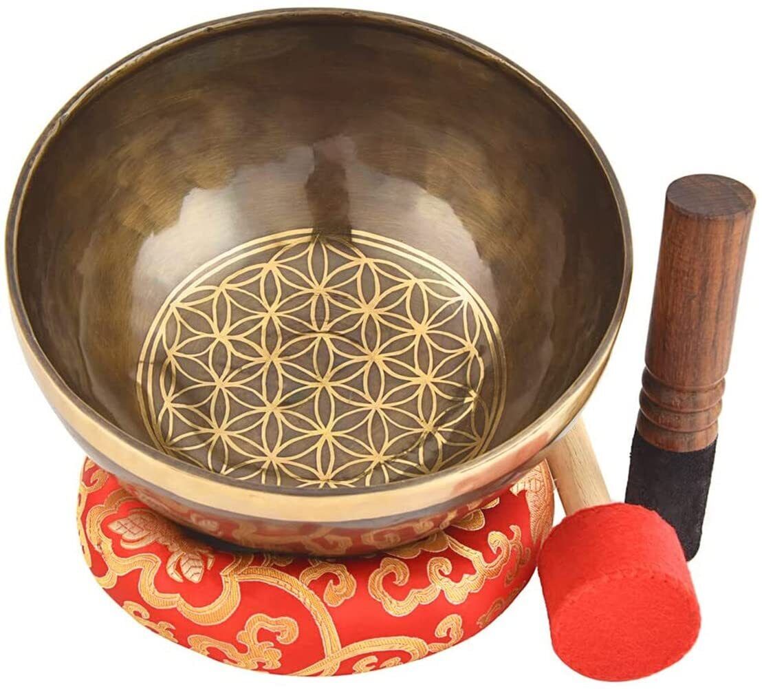 Himalayan Singing Bowl Set — 100% Handmade 8