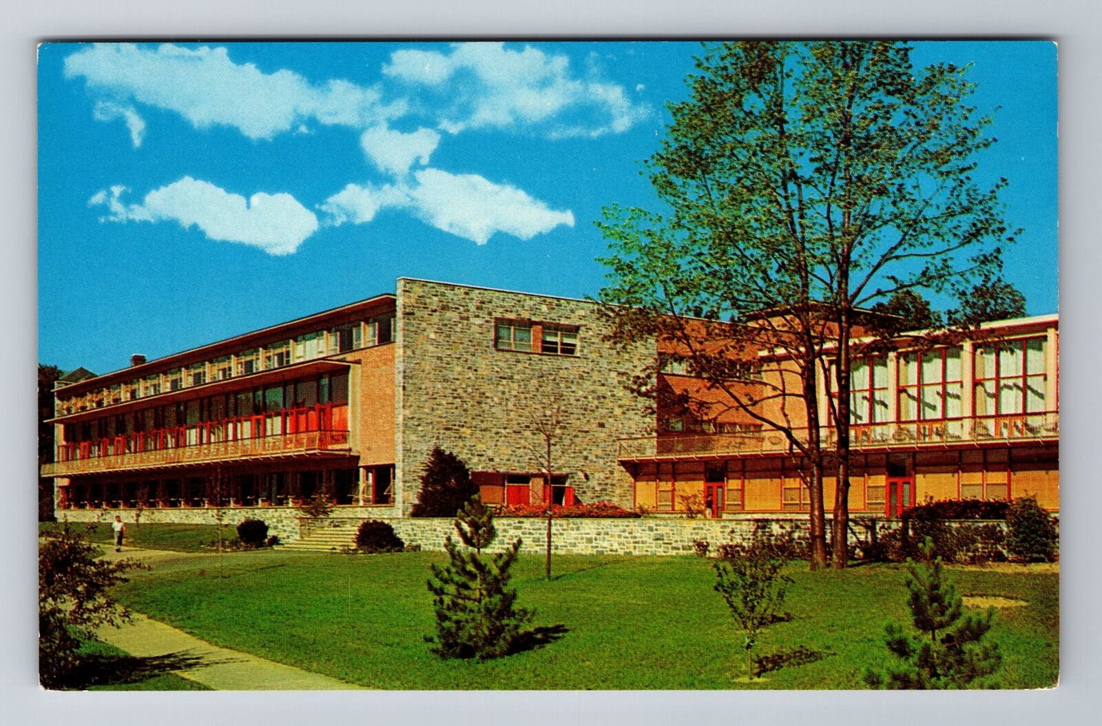 State College PA-Pennsylvania, Pennsylvania State University, Vintage Postcard