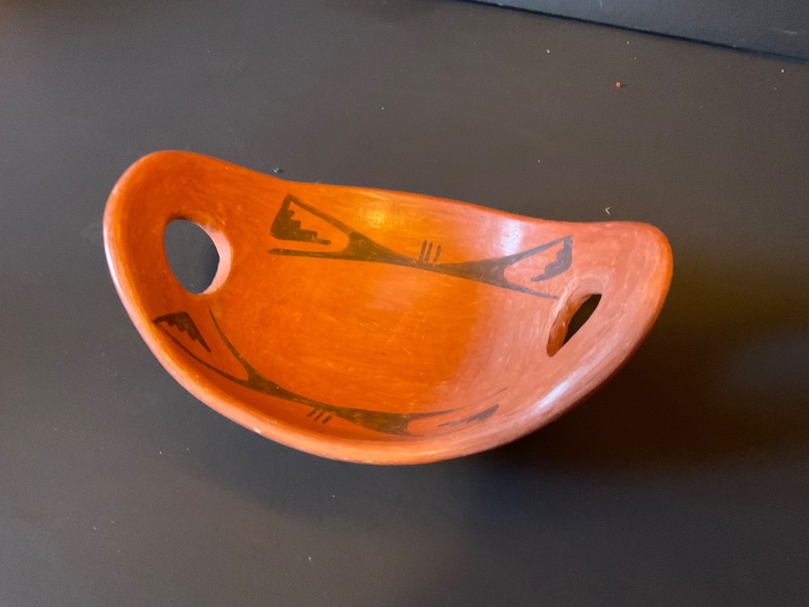 Vintage Native American Hopi Pueblo Pottery Bowl Signed Handmade Vintage Native American Hopi Pueblo Pottery Bowl Signed Handmade