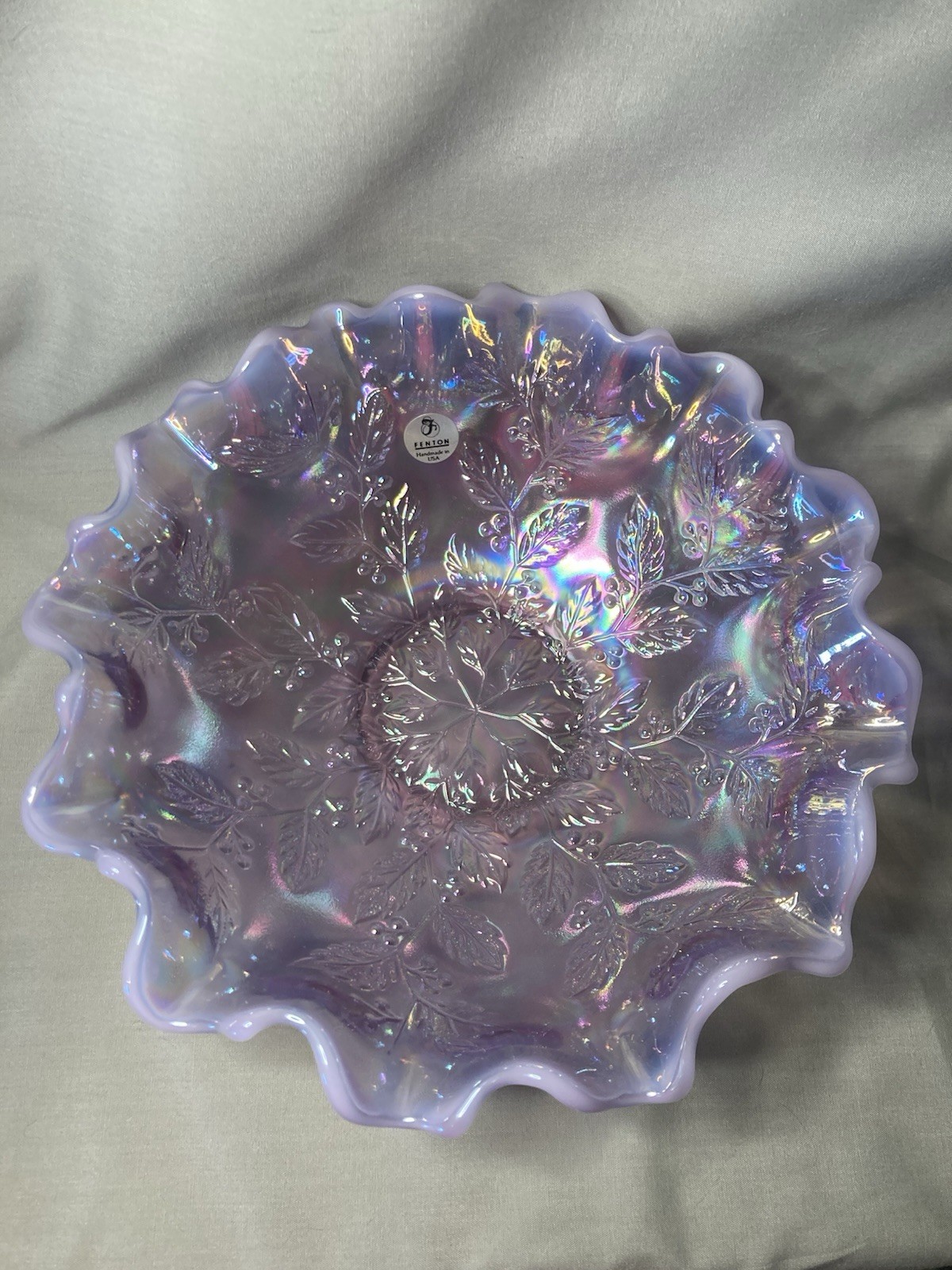 Fenton Lilac Lavender Iridescent Opalescent 9 Fenton Lilac Lavender Iridescent Opalescent 9