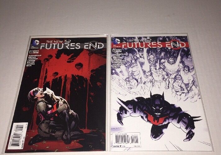 Future’s End #46 (Death Of Terry McGinnis) & #47 (First Tim Drake As Batman) NM