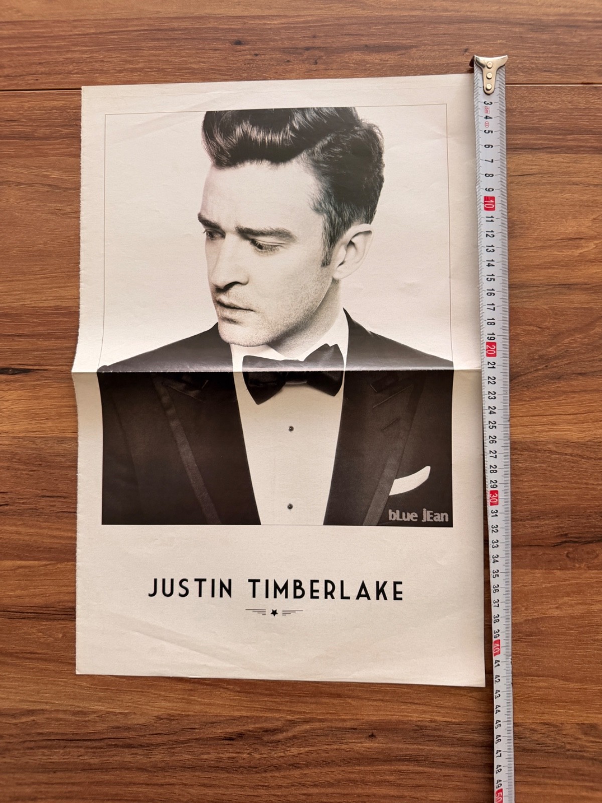 Justin Timberlake CNBLUE Double Sided Turkish Magazine Poster Rare 30x42cm