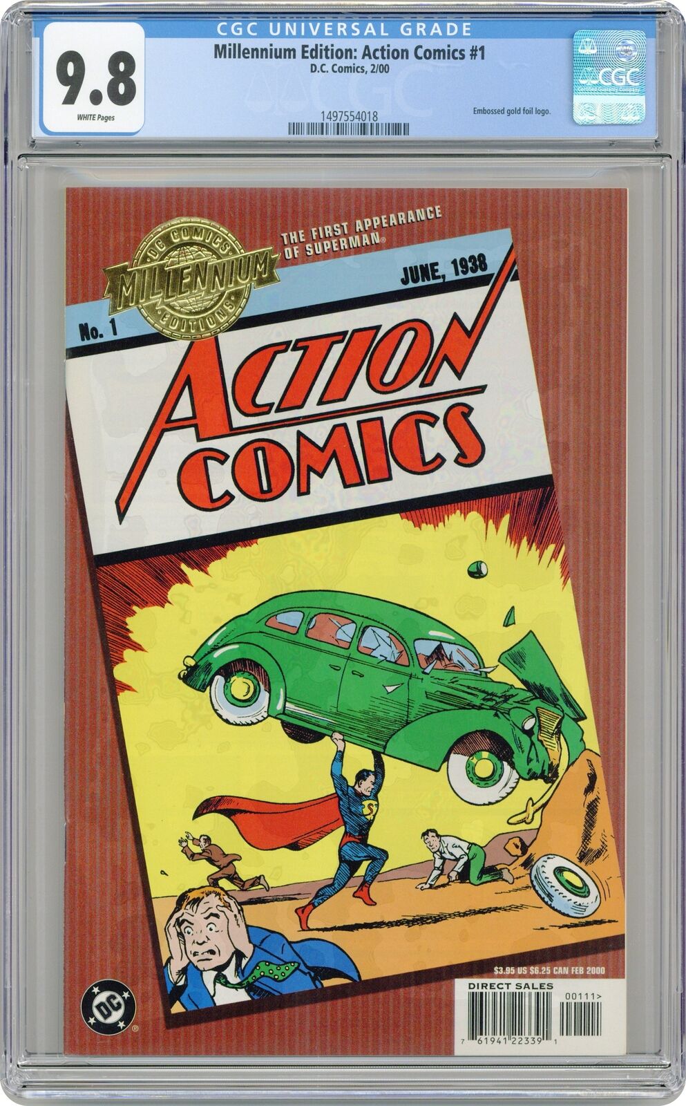 Millennium Edition Action Comics #1 CGC 9.8 2000 1497554018