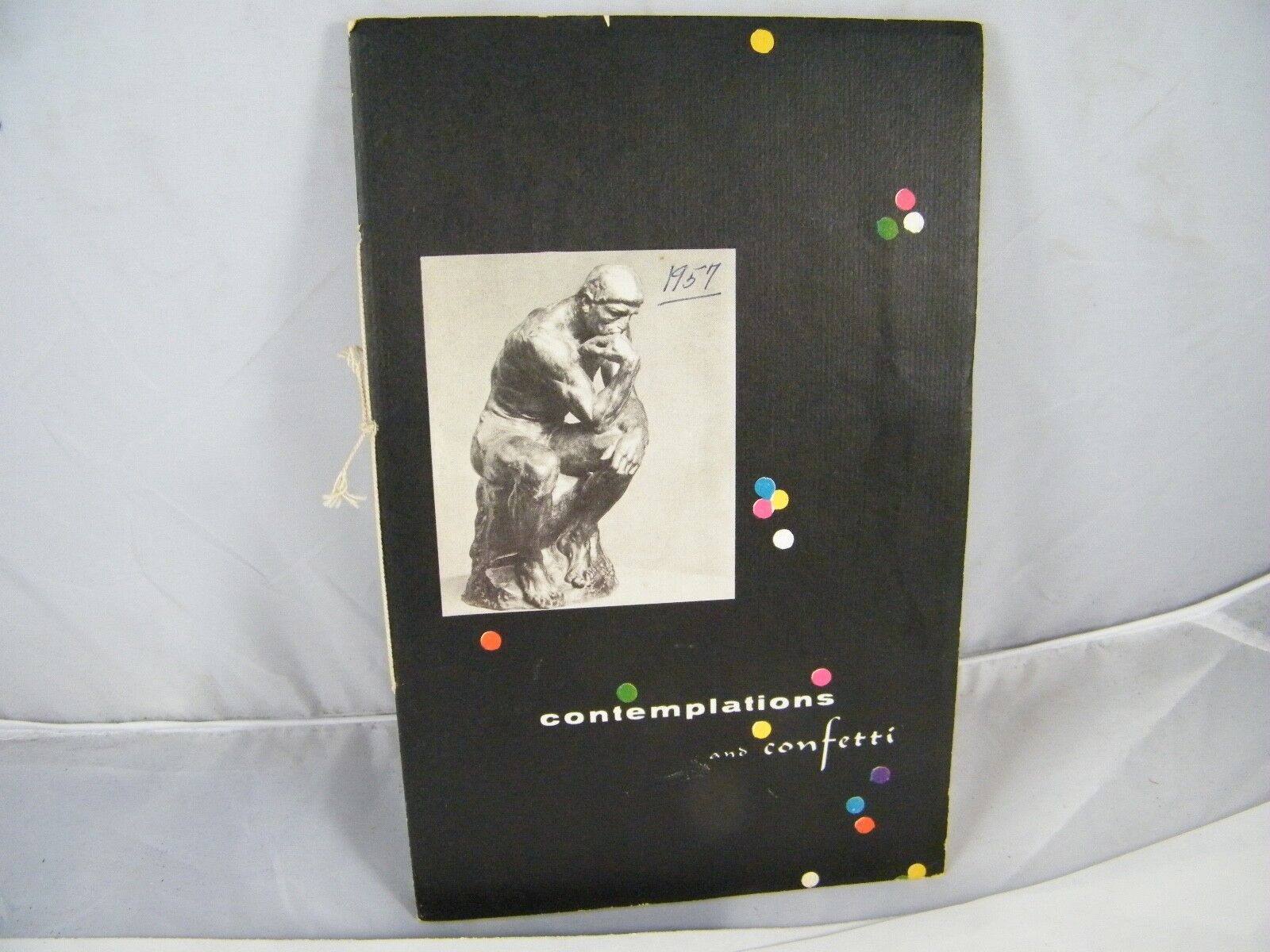 1957 HENRY BRODERICK ~ HISTORICAL BOOKLET ~ CONTEMPLATIONS AND CONFETTI ~ SIGNED