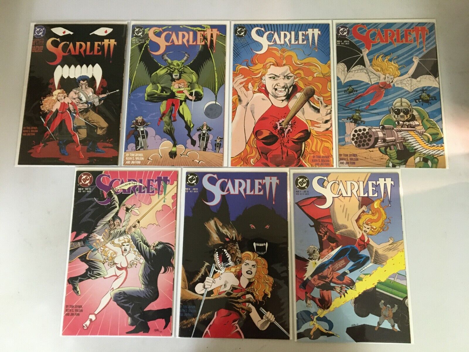 Scarlett set #1-14 DC 14 different books 8.0 VF (1993 to 1994)