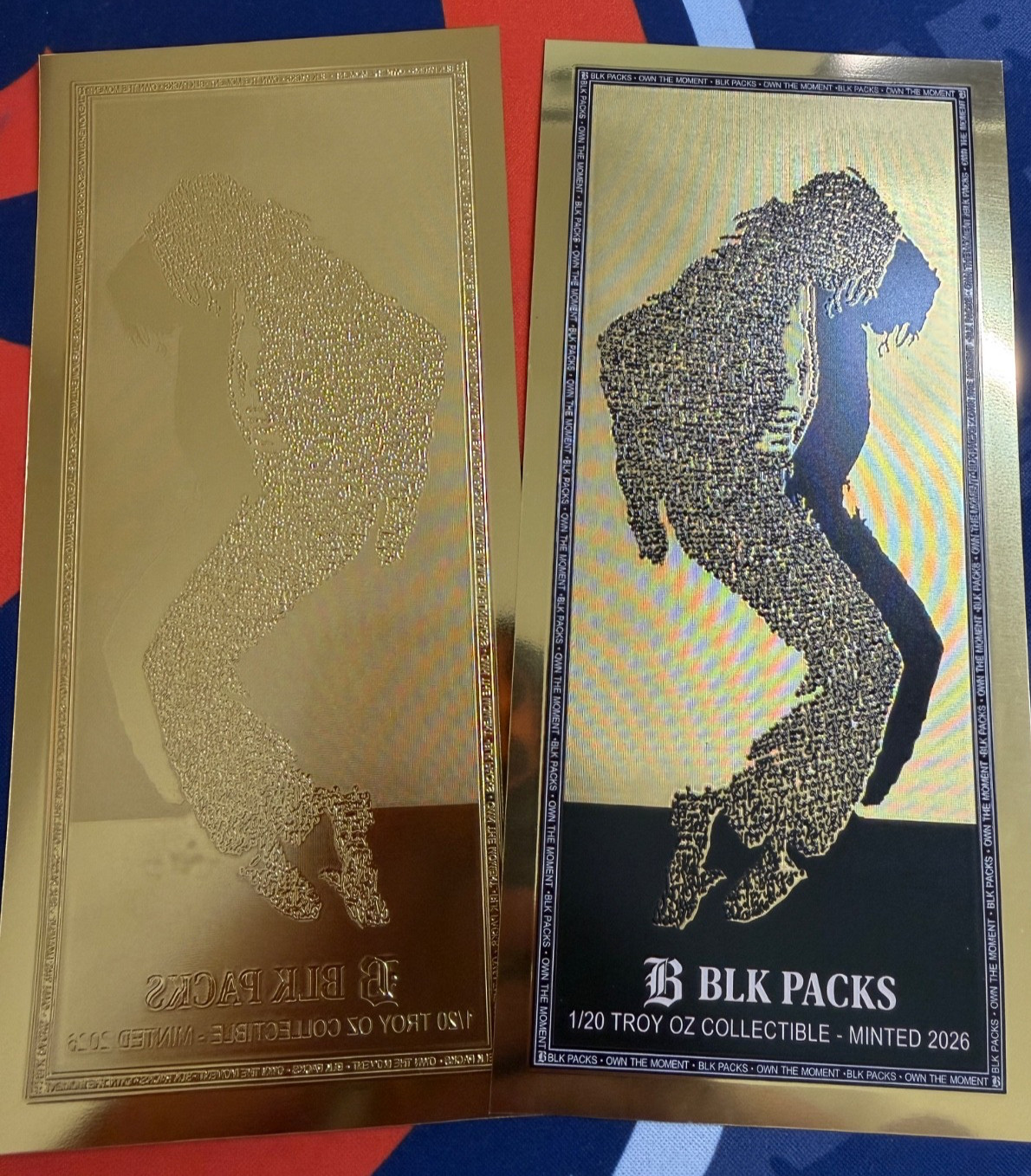 10 X GoldBack Michael Jackson 24K Foil UNC Notes, 1/20 Troy Oz. Sound Money 10 X GoldBack Michael Jackson 24K Foil UNC Notes, 1/20 Troy Oz. Sound Money