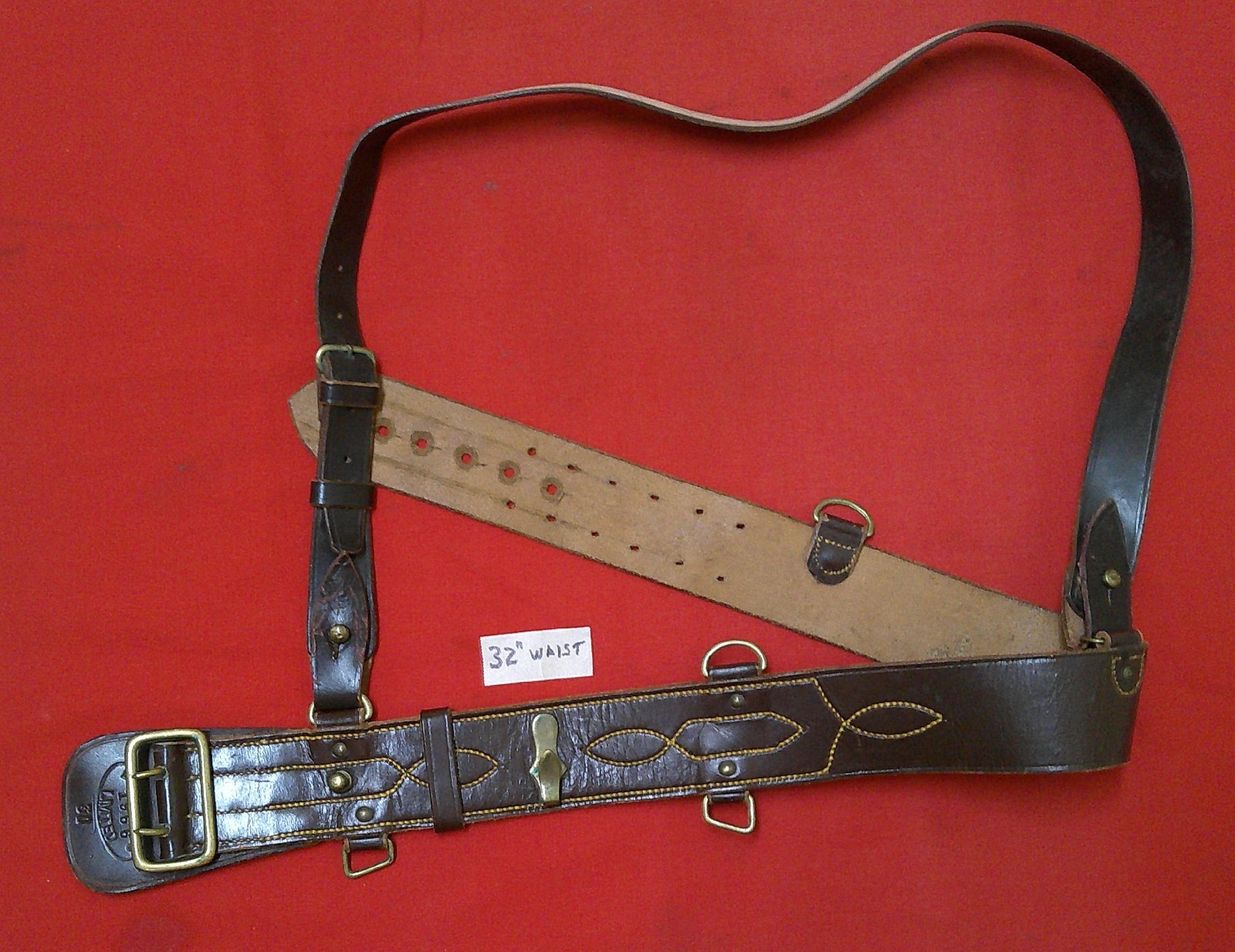 Sam Browne belt dated 1962 - NEW PRICE Sam Browne belt dated 1962 - NEW PRICE
