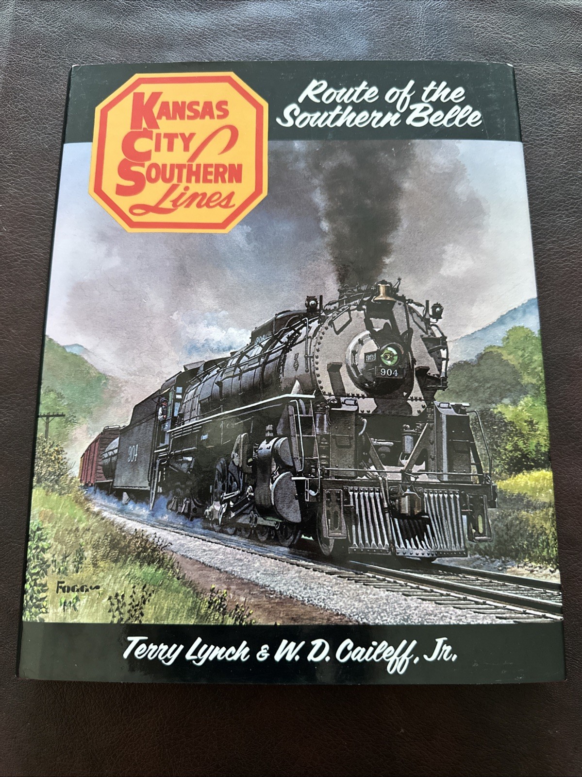 Kansas City Southern Lines Route of the Southern Belle by Lynch & Caileff  KCS
