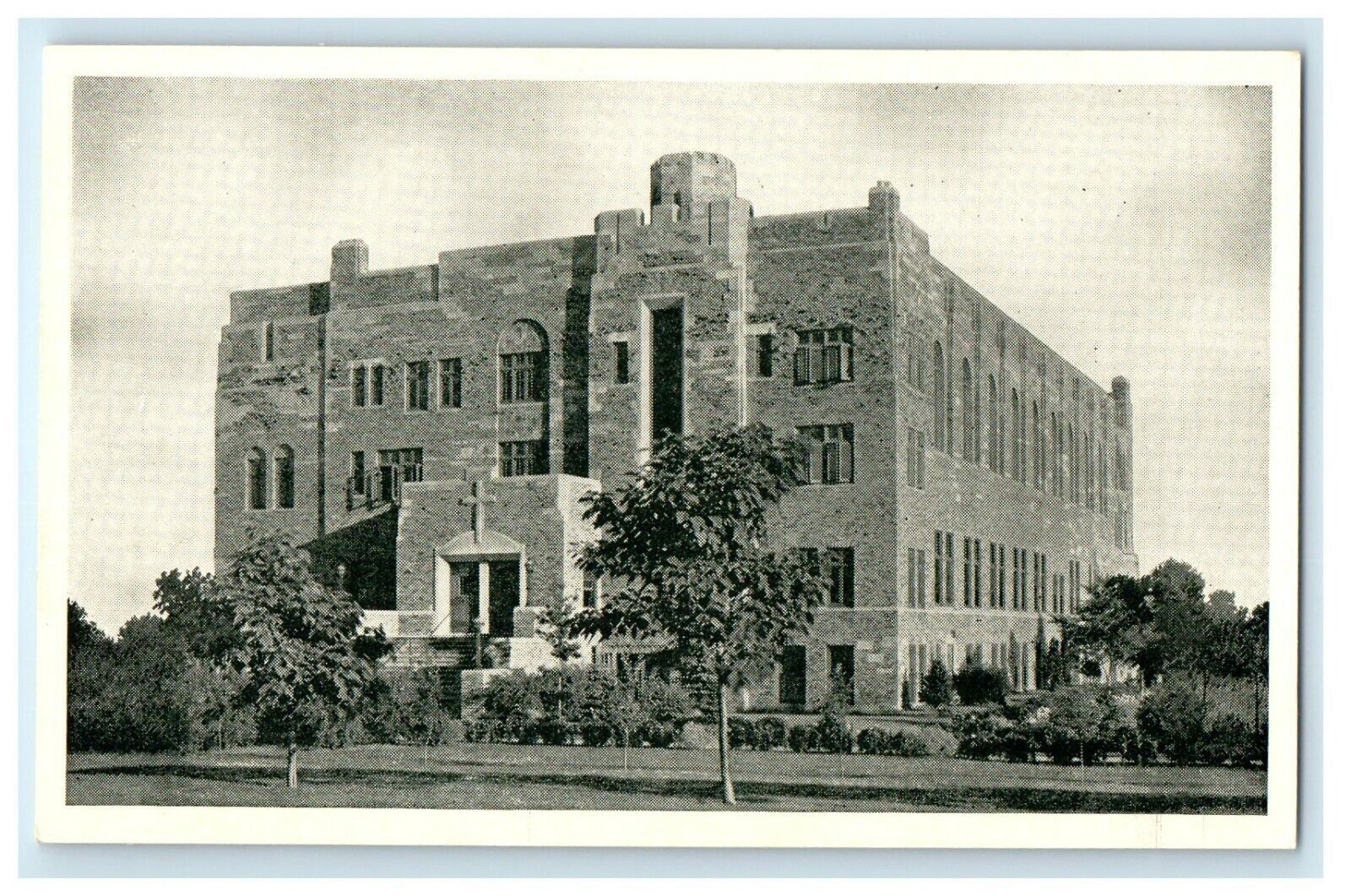 c1940's Physical Education Center St. Catherine College St. Paul MN Postcard