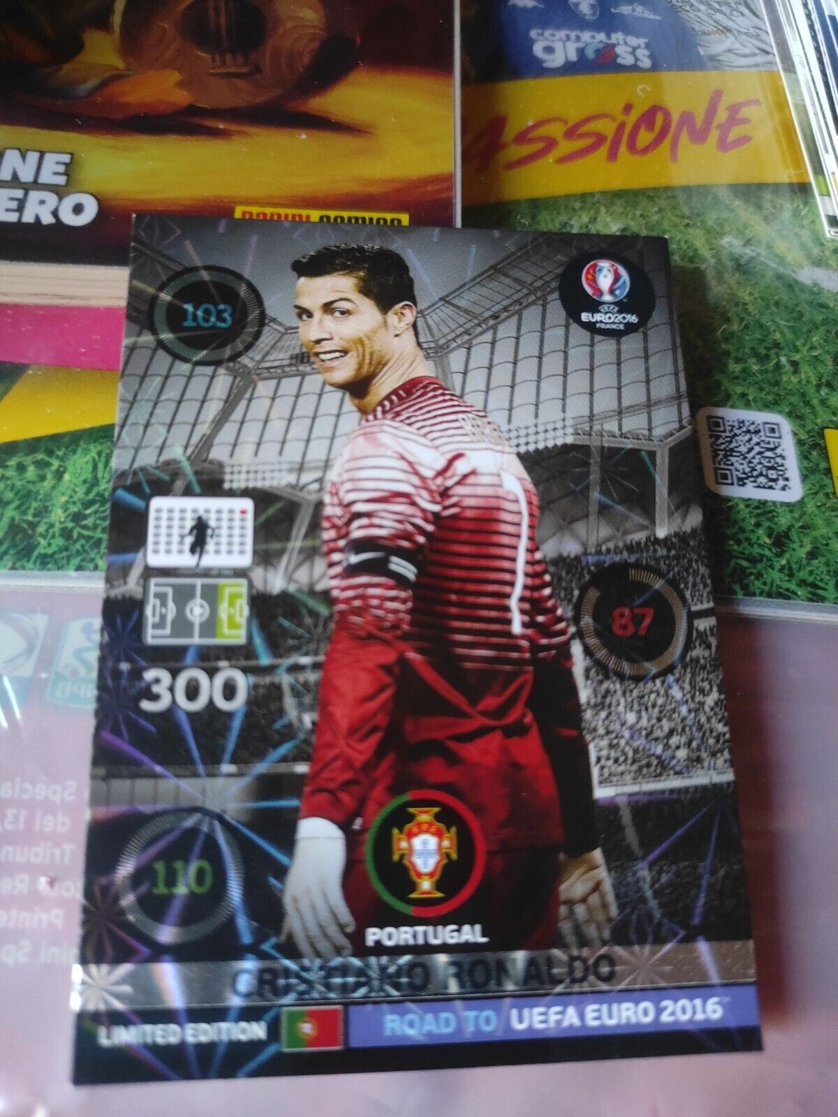2016 Panini Road to UEFA EURO - Cristiano Ronaldo - Limited Edition