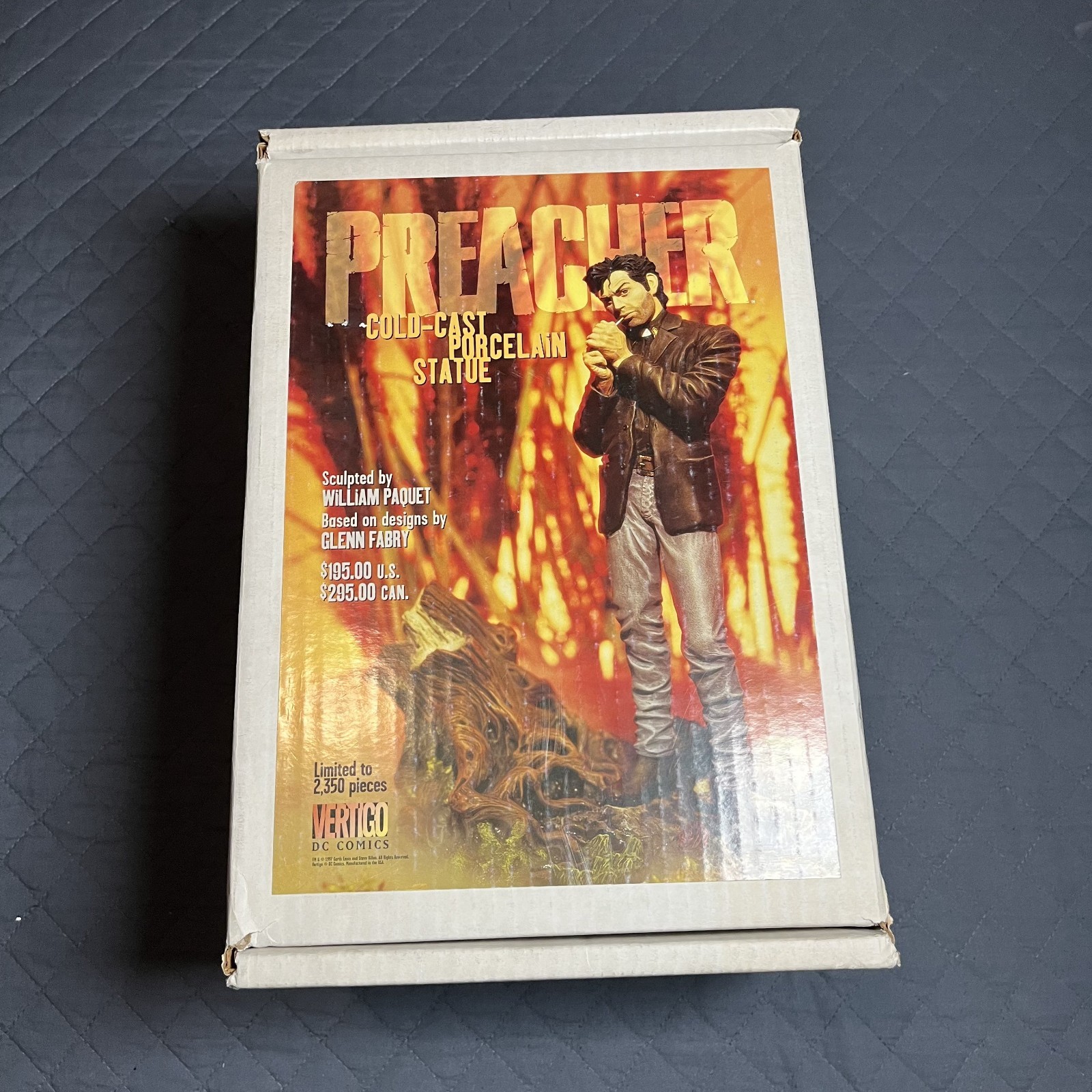 Preacher Cold-Cast Porcelain Statue New DC Vertigo 1997 AMC TV Series Amricons