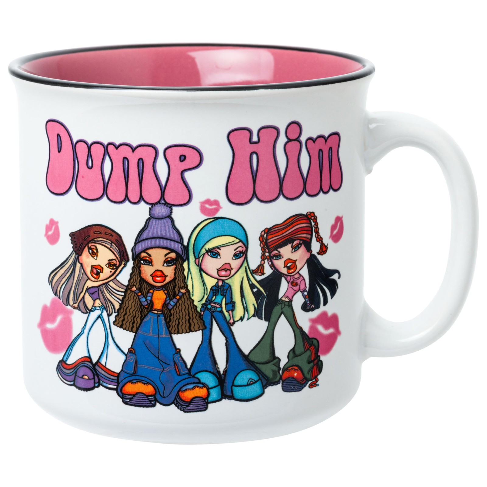 Silver Buffalo Mug 20oz Bratz Dump Him Silver Buffalo Mug 20oz Bratz Dump Him