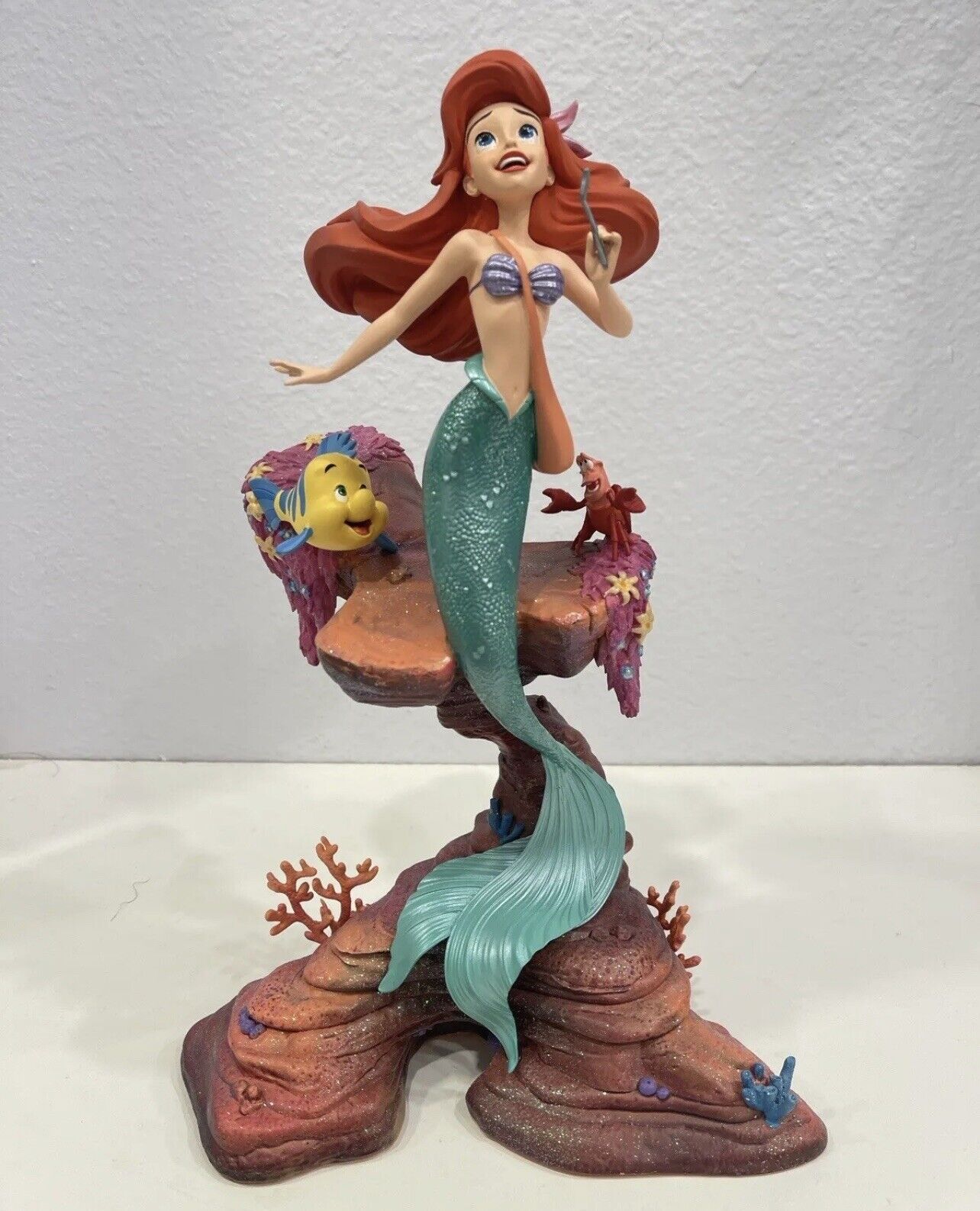 2023 Disney Parks Ariel The Little Mermaid Light-Up 13” Figurine Art Figure