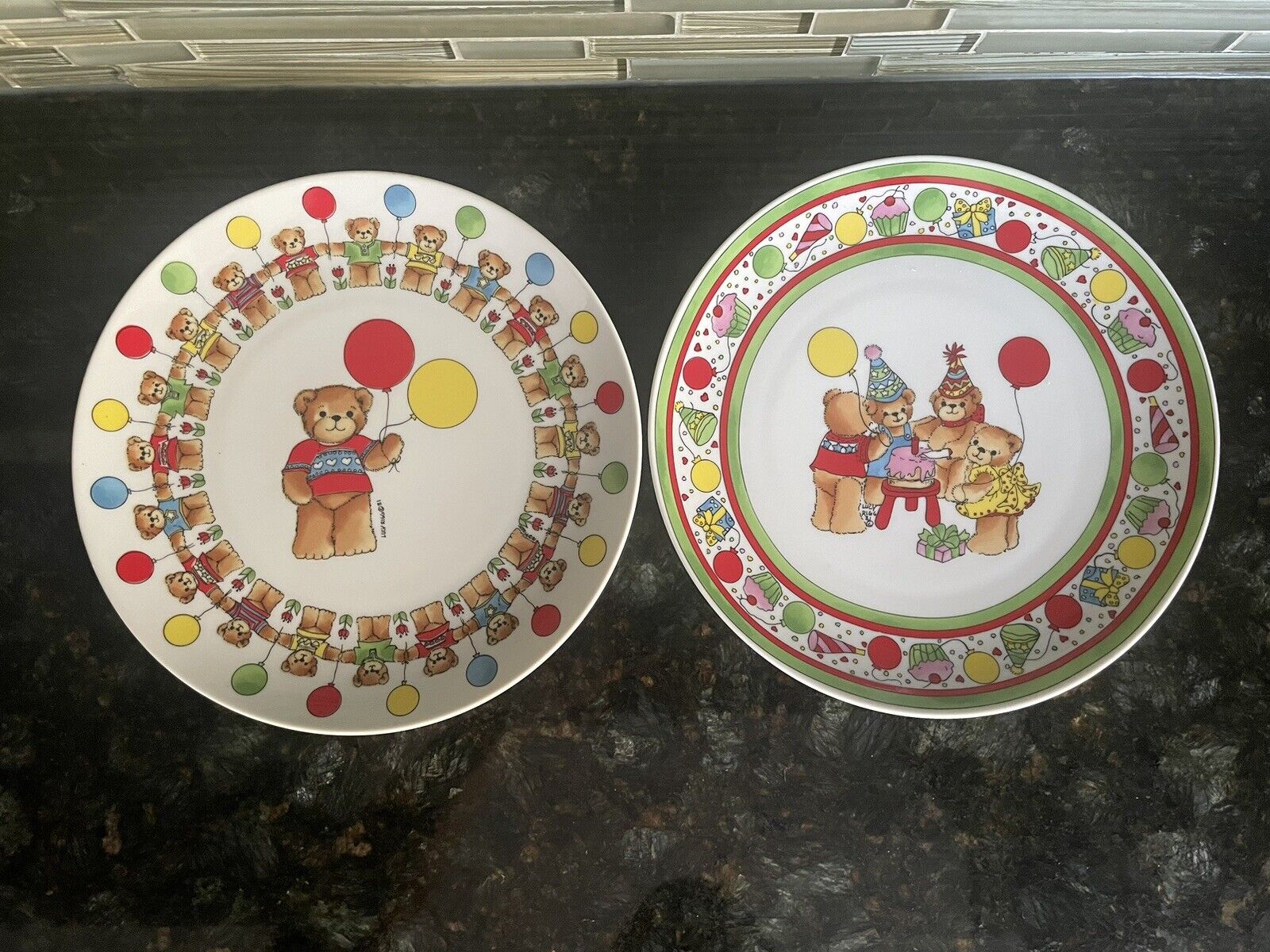 Vintage ENESCO 1981 LUCY RIGG, Decorative Plates, Lucy and Me, Made In Japan