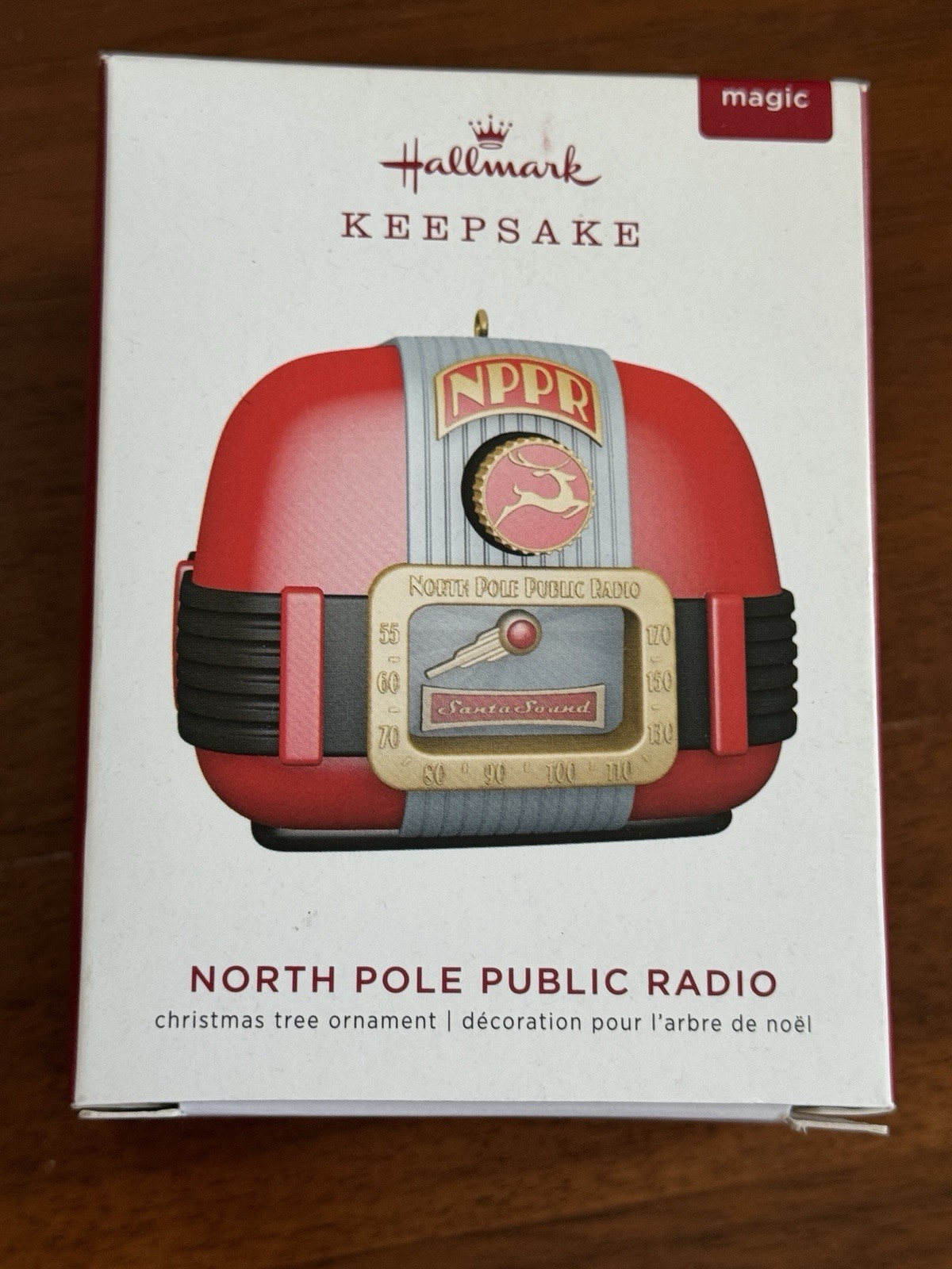 HALLMARK 2019 NORTH POLE PUBLIC RADIO ORNAMENT HALLMARK 2019 NORTH POLE PUBLIC RADIO ORNAMENT