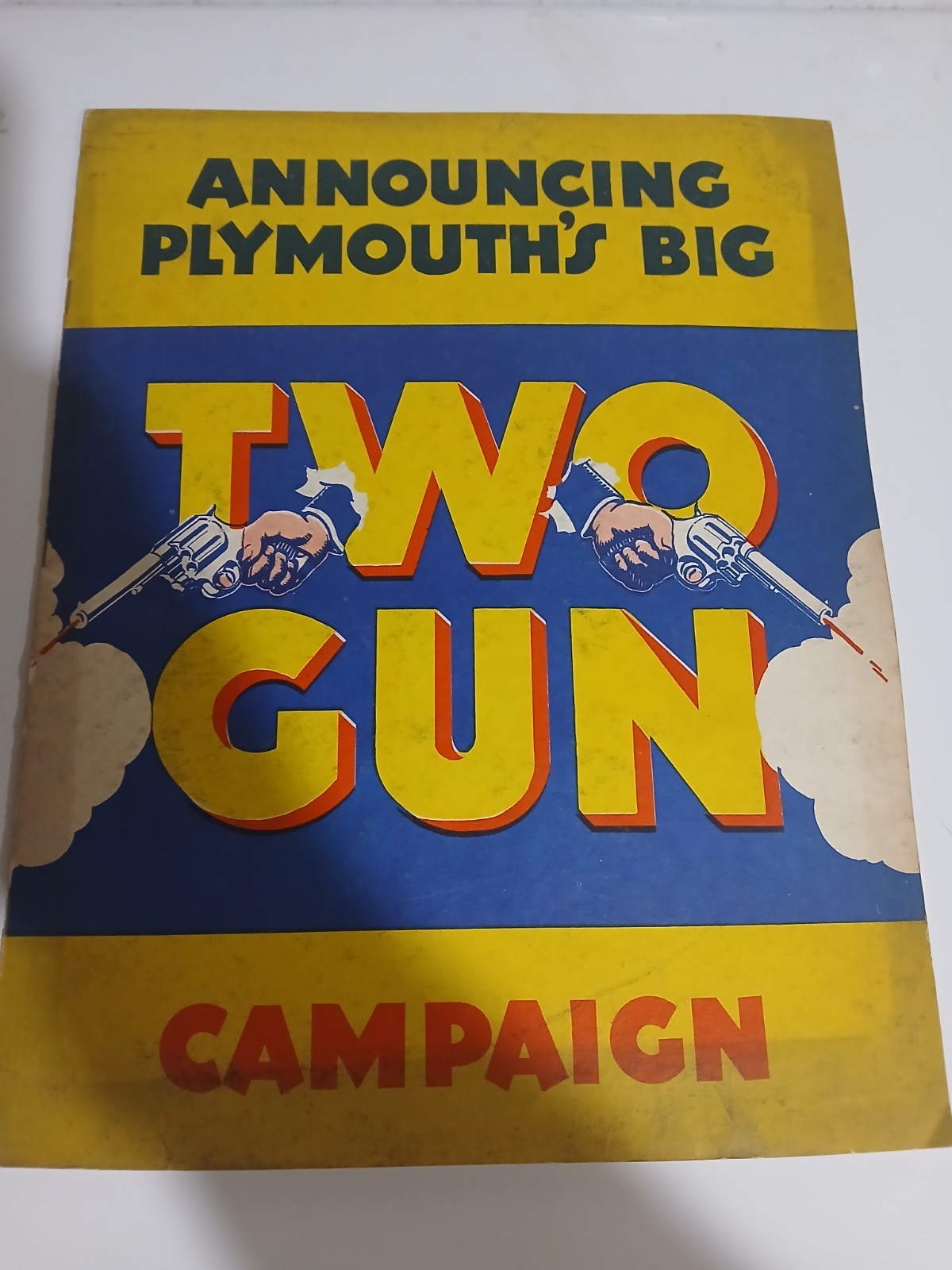 Rare 1934 Plymouth Sales 2 Gun Sales Promotion Dealership Promo Book Complete Rare 1934 Plymouth Sales 2 Gun Sales Promotion Dealership Promo Book Complete