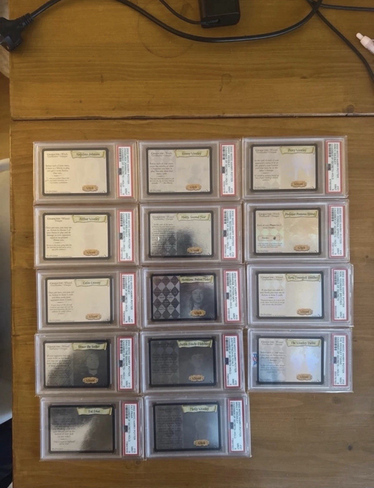 Harry Potter Tcg Wizard Of The Cost Chamber Of Secret CoS Full Set Psa 9 Harry Potter Tcg Wizard Of The Cost Chamber Of Secret CoS Full Set Psa 9
