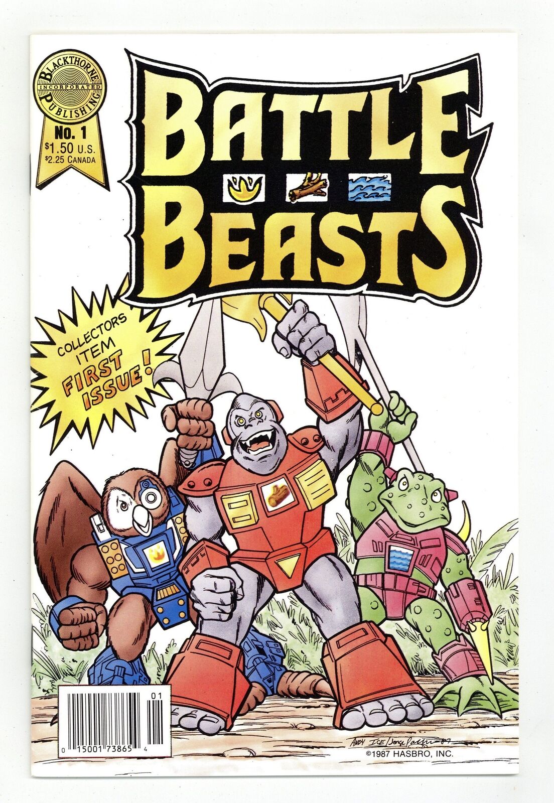 Battle Beasts #1 FN- 5.5 1988