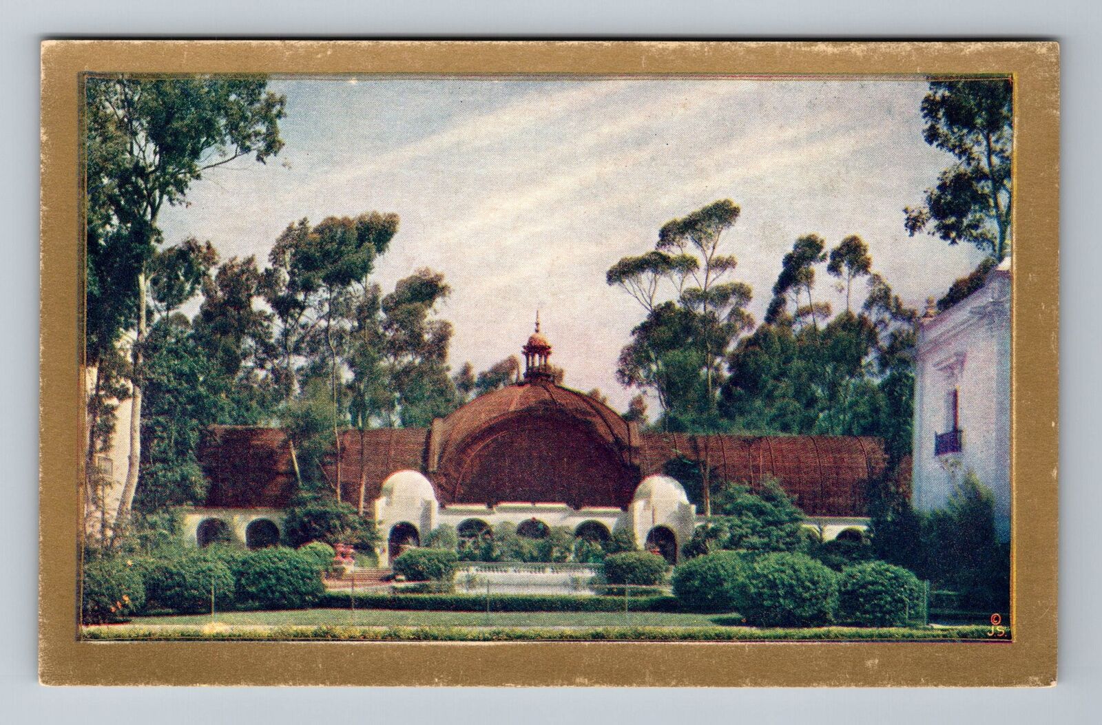 CA-California, The Botanical Building, Exterior, Vintage Postcard