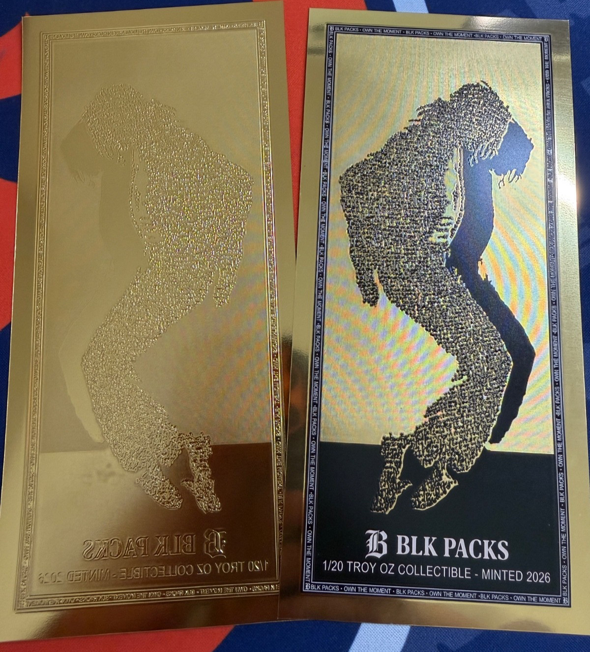 GoldBack Michael Jackson 24K Foil Note, 1/20 Troy Oz. UNC, BLK PACKS Sound Money GoldBack Michael Jackson 24K Foil Note, 1/20 Troy Oz. UNC, BLK PACKS Sound Money