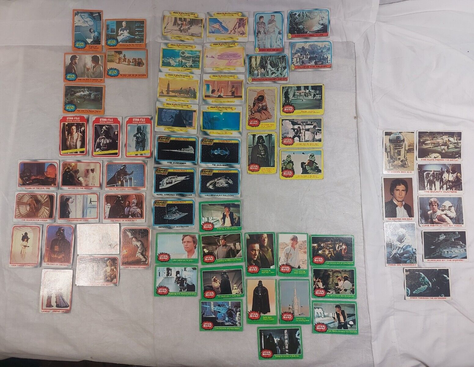 Star Wars 1977 Cards Lot.