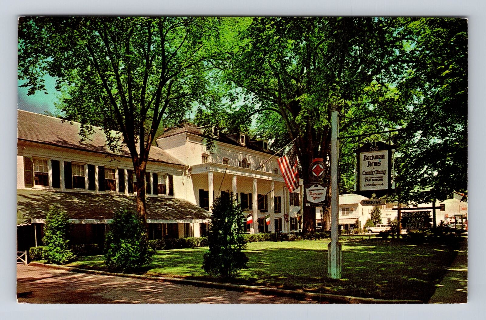 Rhineback NY-New York, Beekman Arms, Hotel, Advertisement, Vintage Postcard