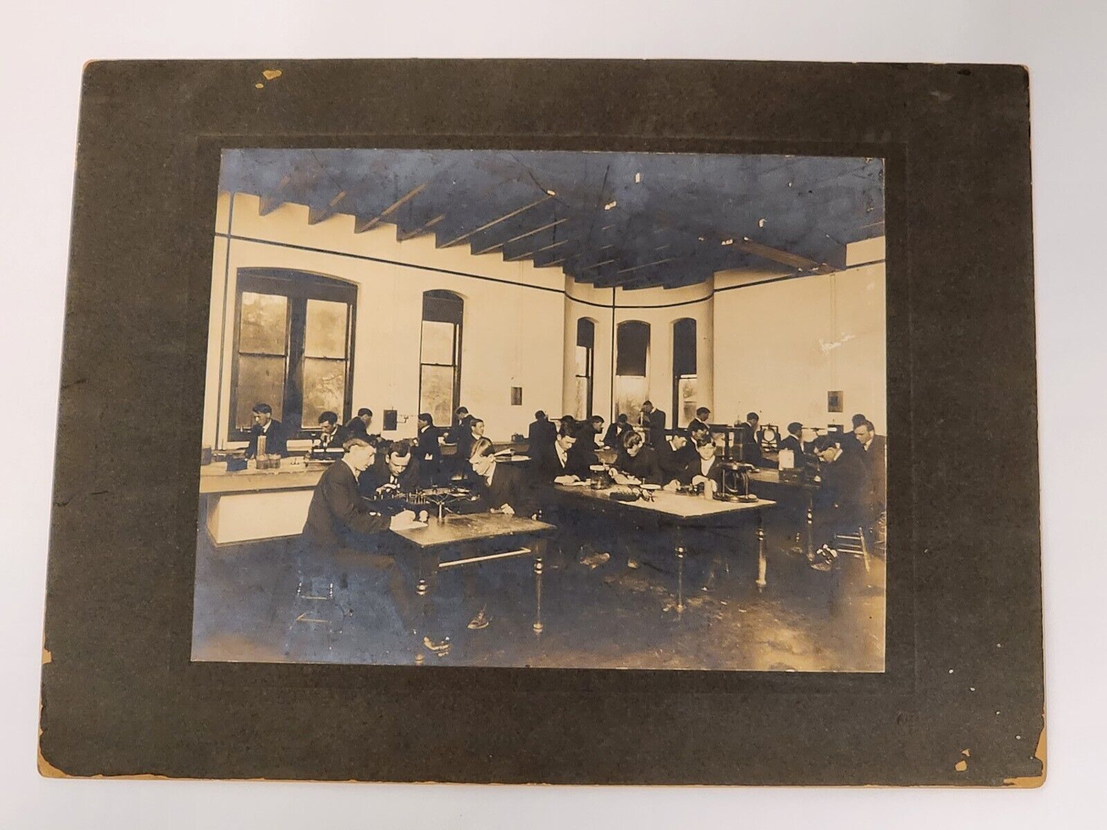 Antique or Vintage Kansas State University Science Class Lab Photograph KSU