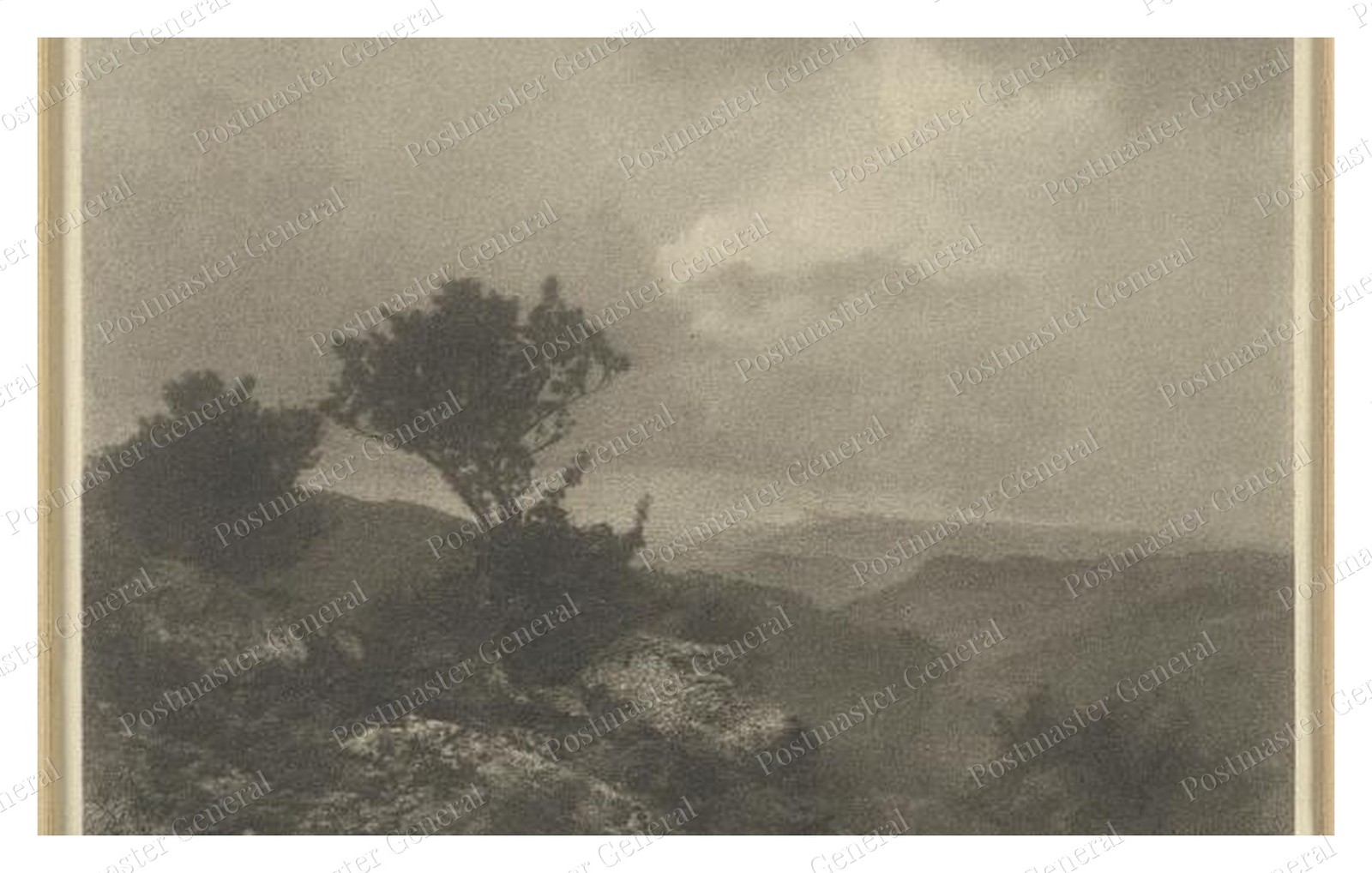 Wales Mountain View Standard Postcard COPY RPPC