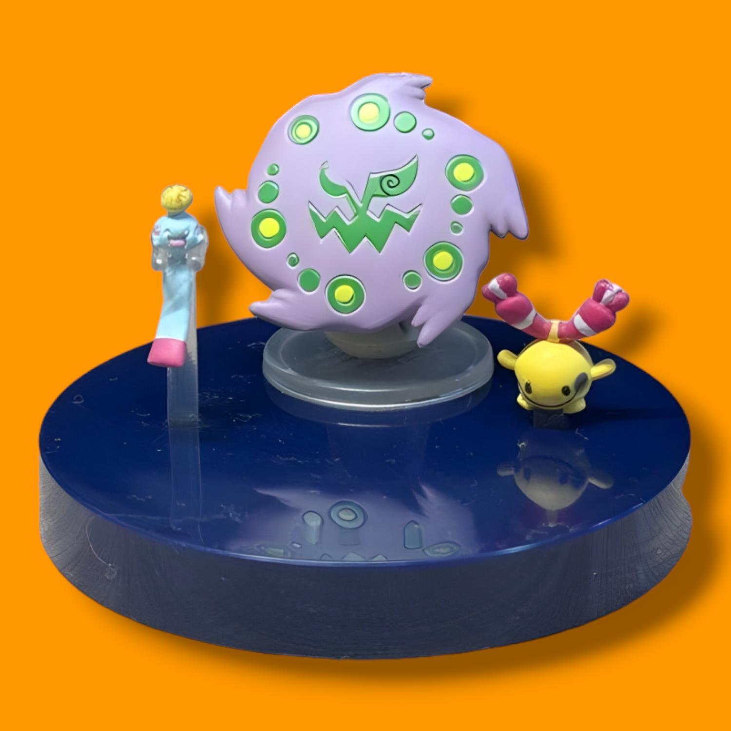 Takara Tomy Pokemon Zukan DP13 1/40 Scale Figure Chingling Chimecho Spiritomb