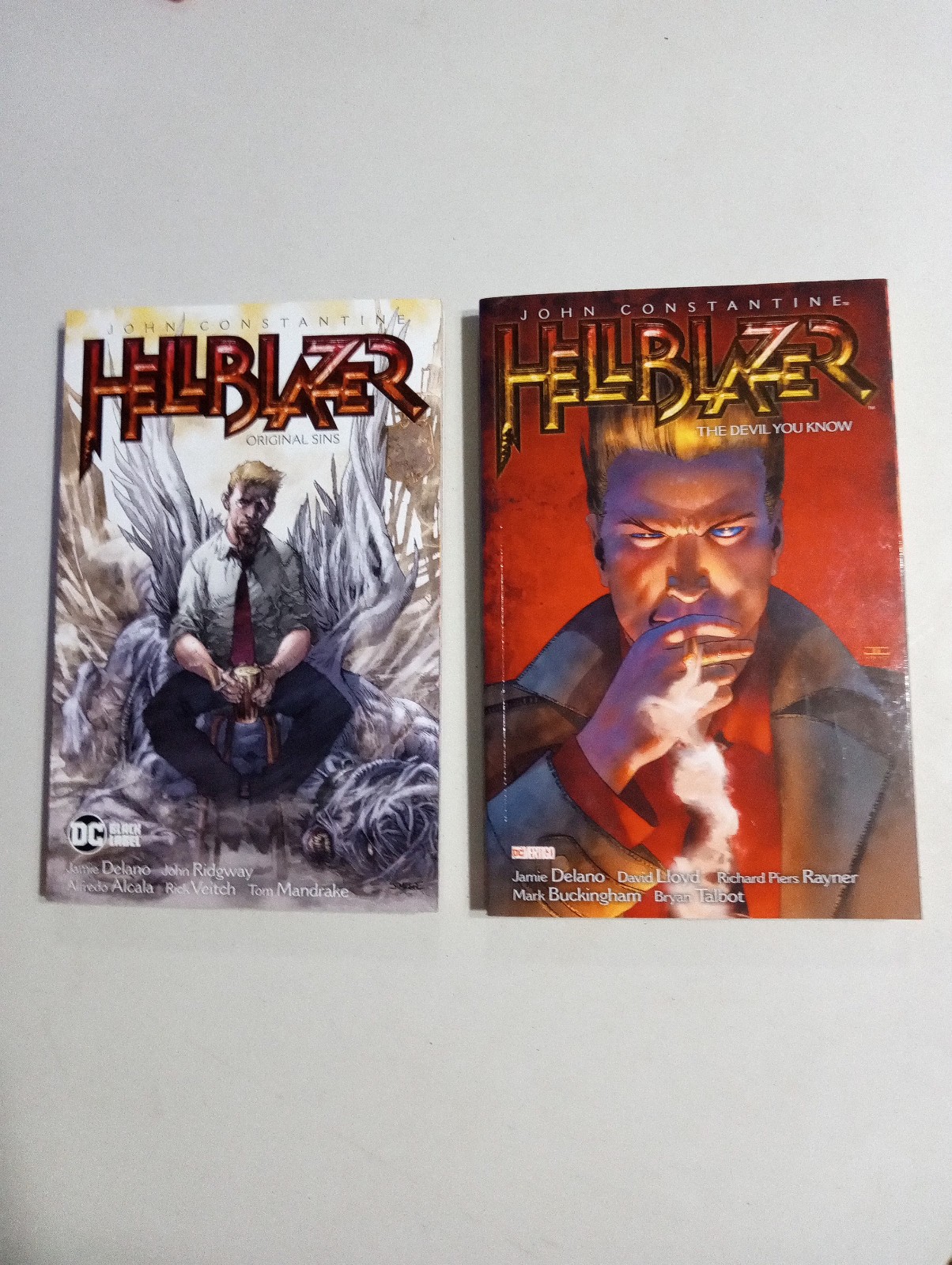 John Constantine Hellblazer TPB Vol 1-2 DC Comics Vertigo Delano Lloyd Rayner John Constantine Hellblazer TPB Vol 1-2 DC Comics Vertigo Delano Lloyd Rayner