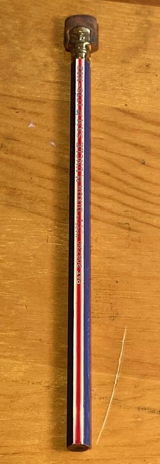 Vintage Unsharpened DIXON Pencil Company Uncle Sam 1776 No. 2  miUSA