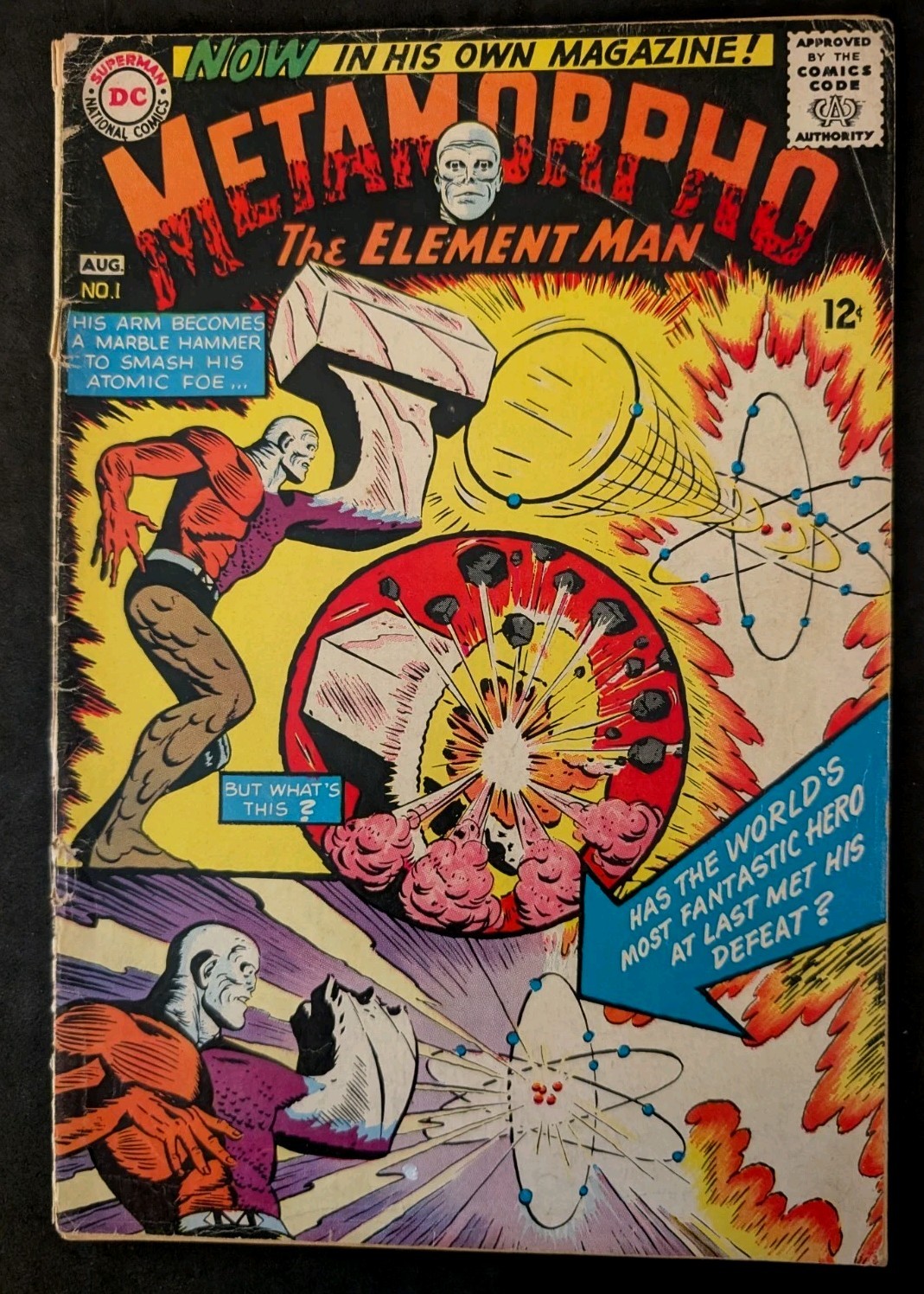 Metamorpho #1 The Element Man KEY Ramona Fradon Art DC Comics 1965 Acceptable 