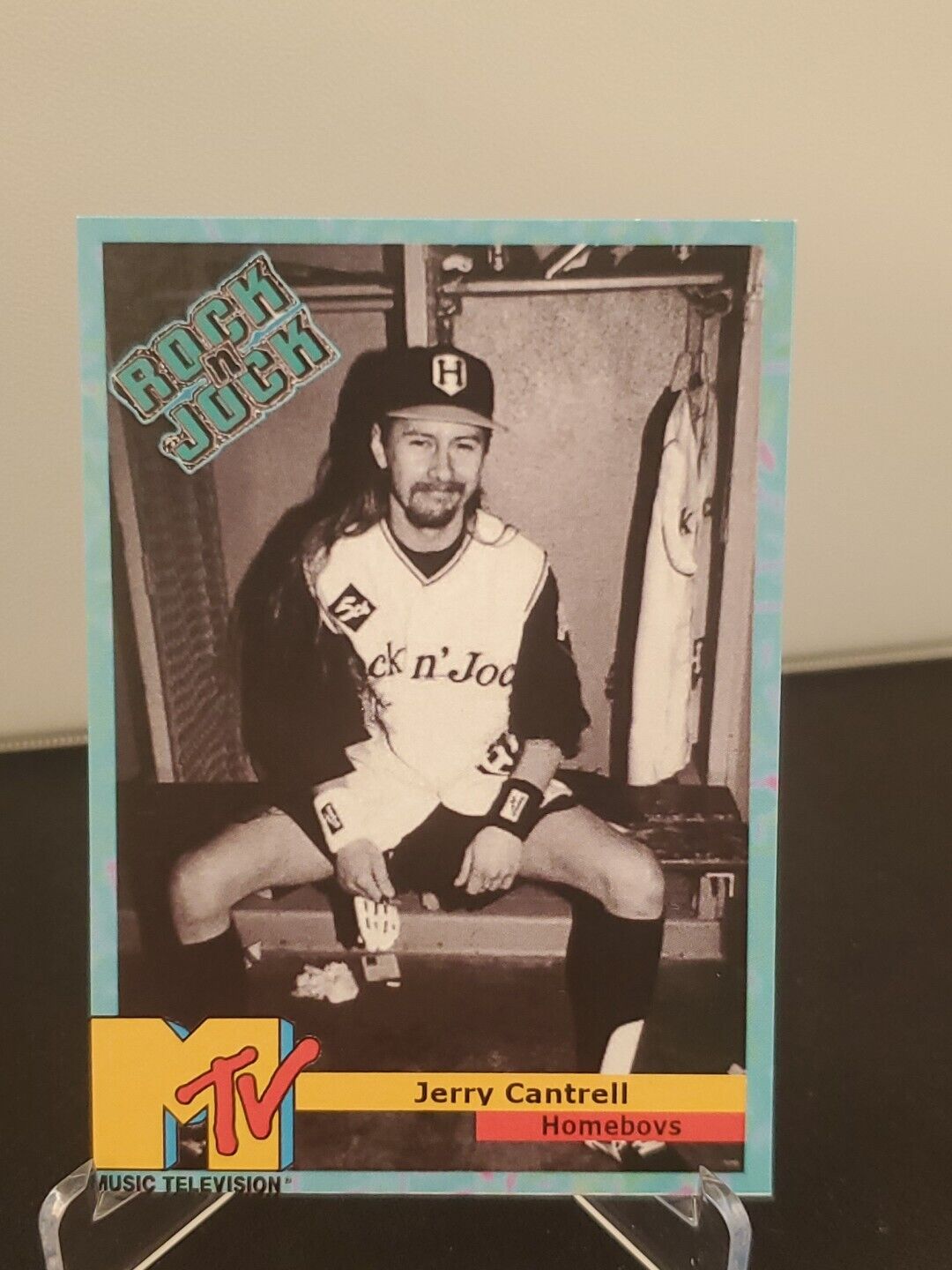 CUSTOM MTV Rock n Jock Softball Jerry Cantrell Trading Card 2018 #19