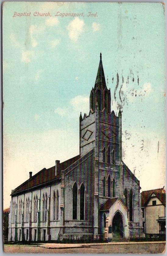 Logansport, Indiana Postcard \