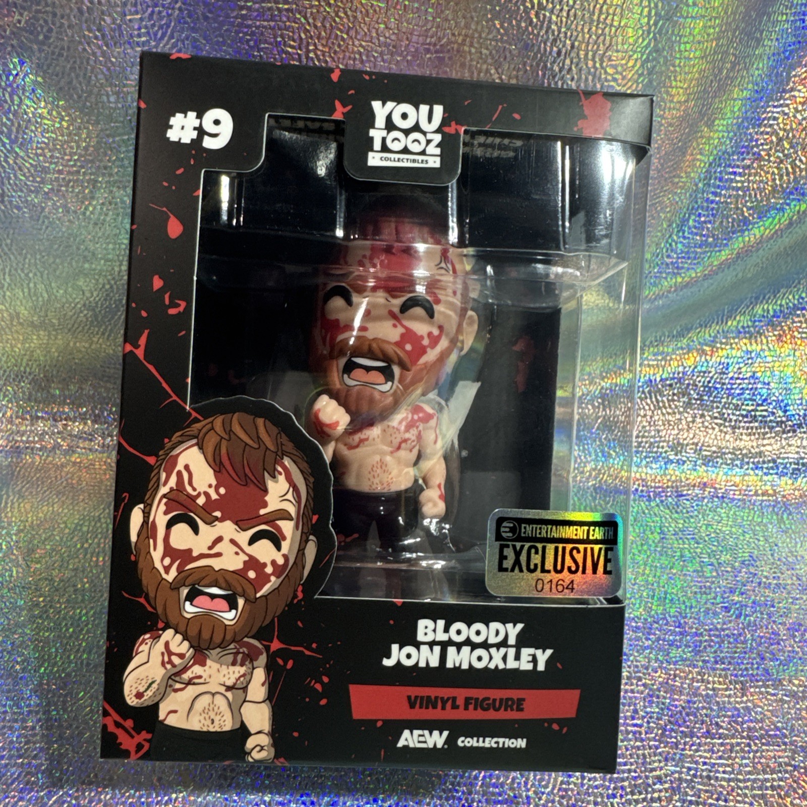 Youtooz AEW Jon Moxley Bloody Variant #9 LE Entertainment Earth Exclusive Youtooz AEW Jon Moxley Bloody Variant #9 LE Entertainment Earth Exclusive