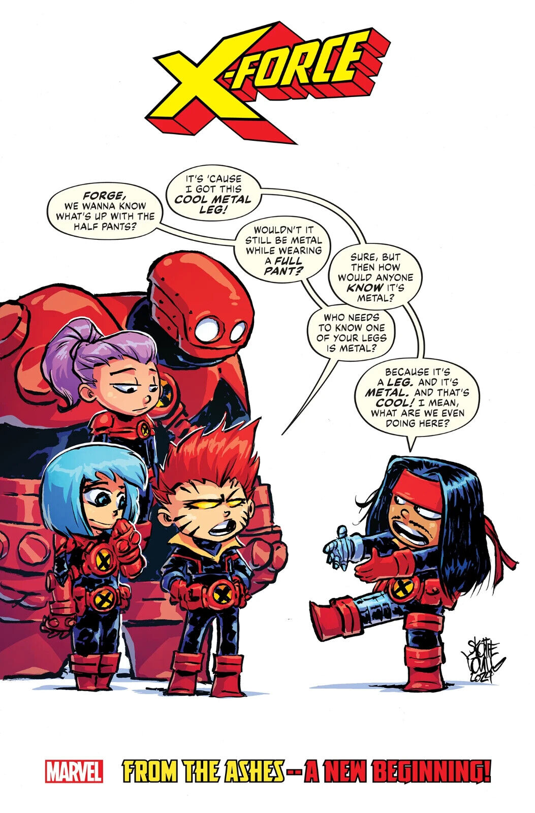 X-FORCE #1 (SKOTTIE YOUNG VARIANT)(2024) COMIC BOOK~ Marvel X-Men