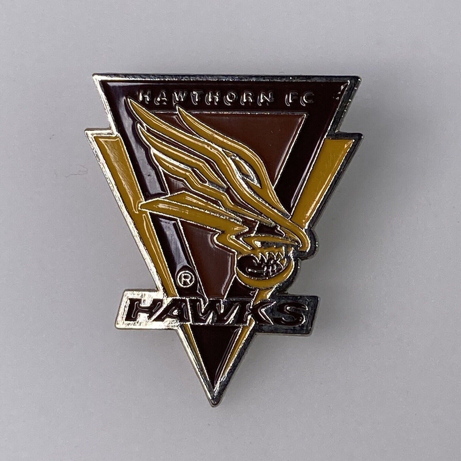 Vintage Early 2000s Hawthorn Hawks Official AFL Footy Enamel Pin Badge RARE