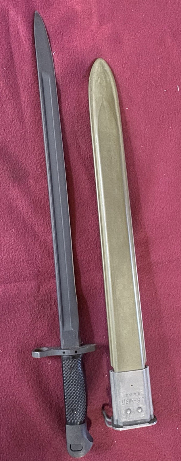 M1917 US Vietnam Era Trench Shotgun Bayonet Canadian Arsenal Un Issued