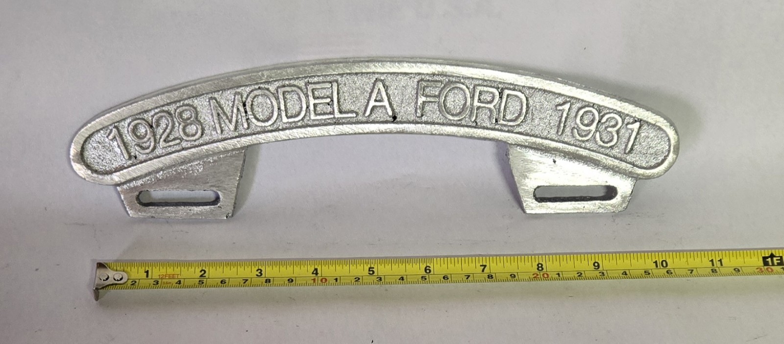 Vintage style Cast Aluminum  1928 Model A 1932 Topper Car Club Plaque