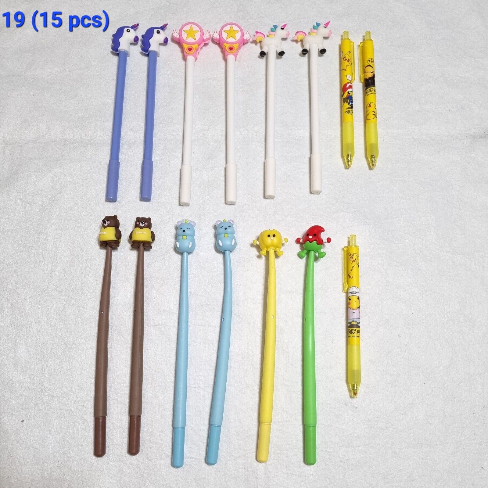 US 25pcs/lot Cute Office School Accessories 0.5mm Pen Gel Pen
