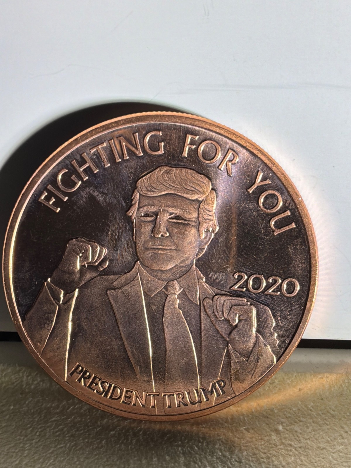 Donald Trump 2020 Fighting For You w/Presidential Seal 1 oz Copper Donald Trump 2020 Fighting For You w/Presidential Seal 1 oz Copper
