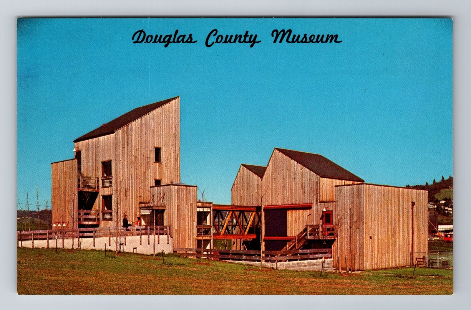 Roseburg OR-Oregon, The Douglas County Museum, Antique Souvenir Vintage Postcard