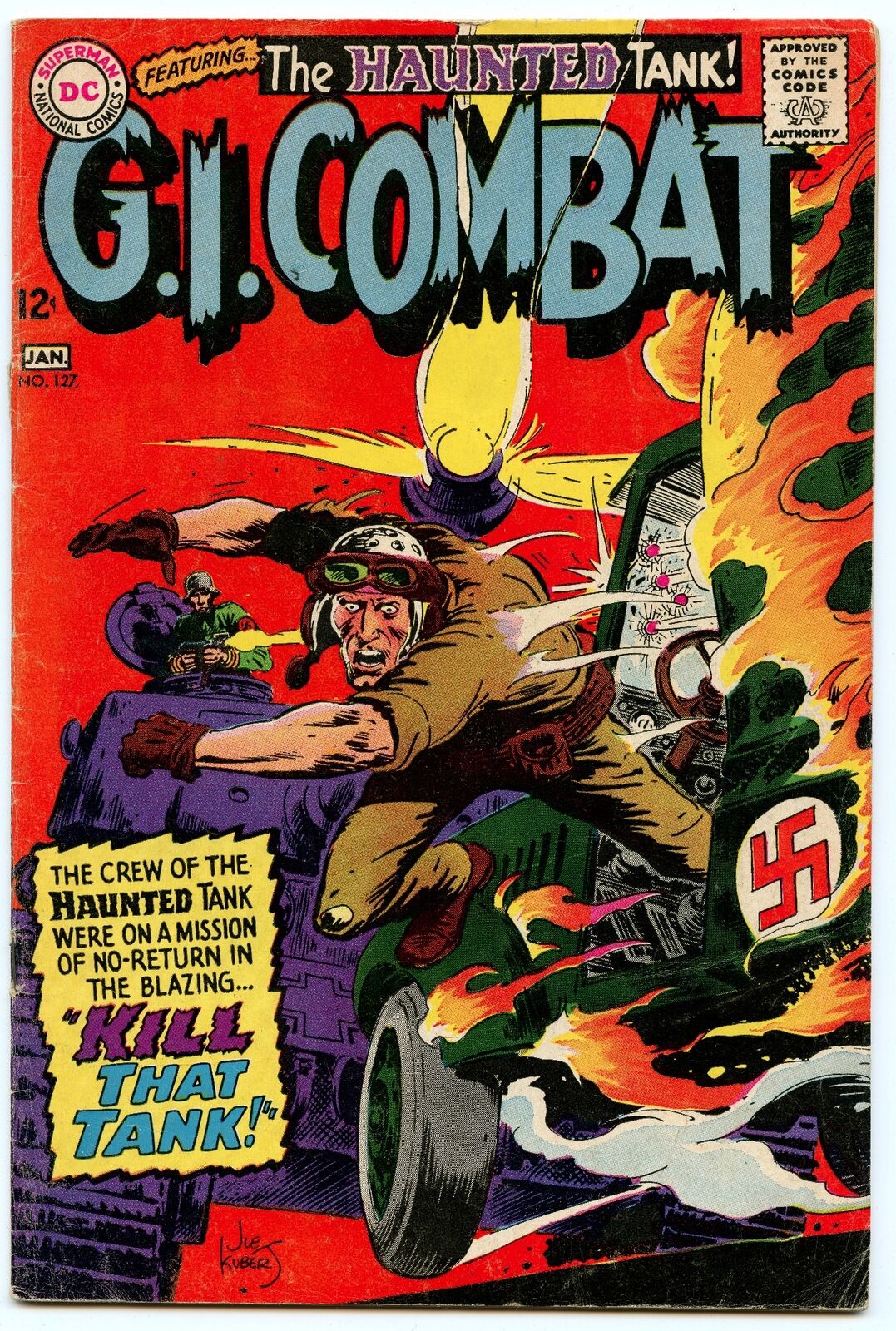 G.I. Combat 127 (Jan 1967) VG (4.0)