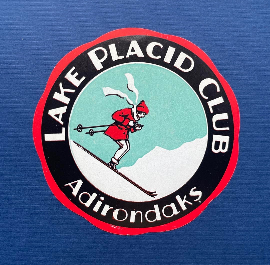 Lake Placid Club Adirondaks Luggage Label | Great Label | VERY FINE