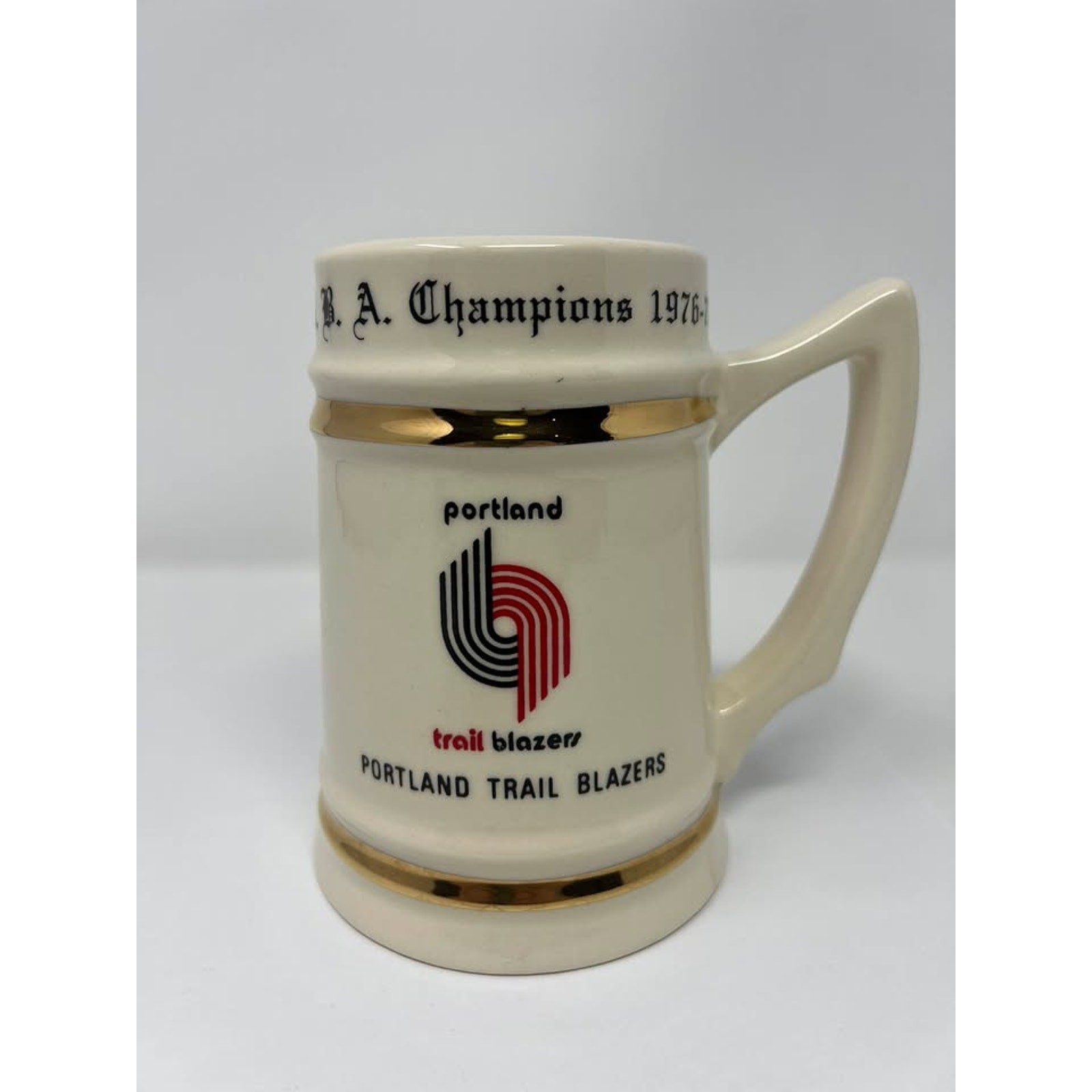 Vintage 1976-1977 Portland Trail Blazers NBA Champions Beer Stein