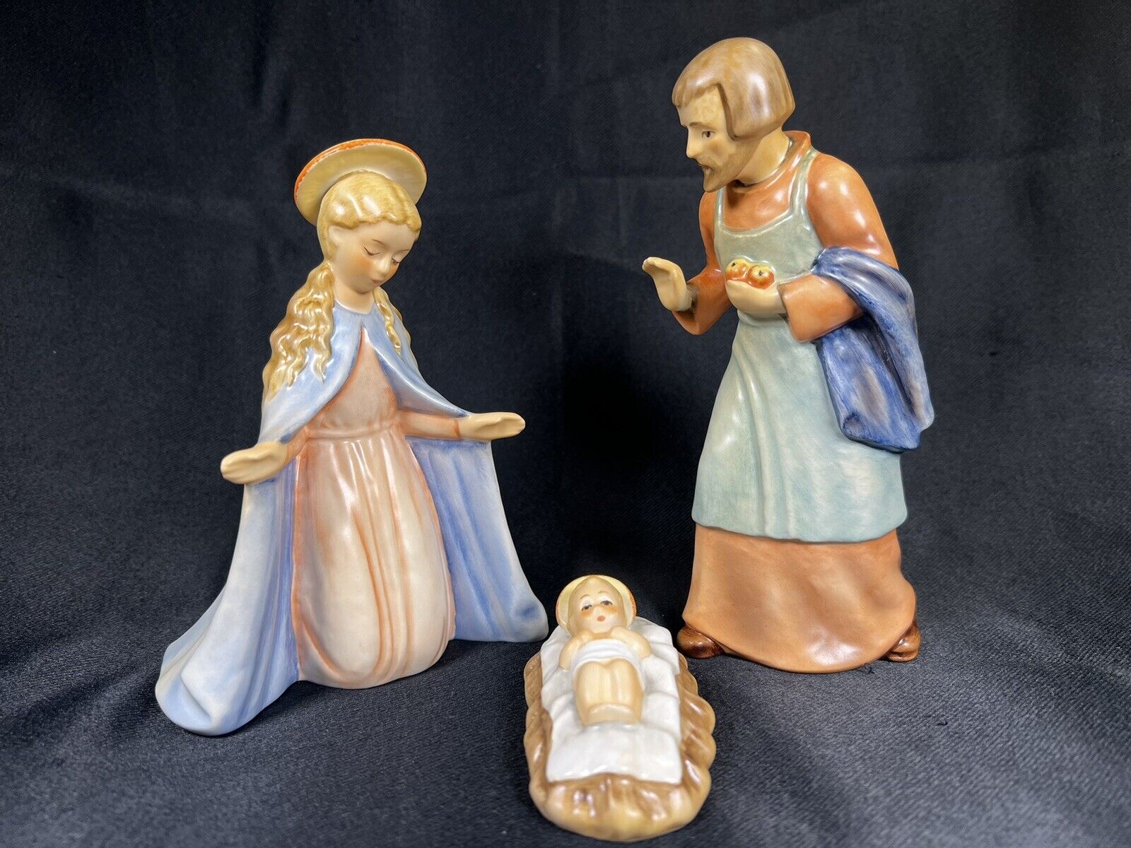 Vintage Goebel Hummel Nativity -Mary, Joseph & Jesus -Germany Signed