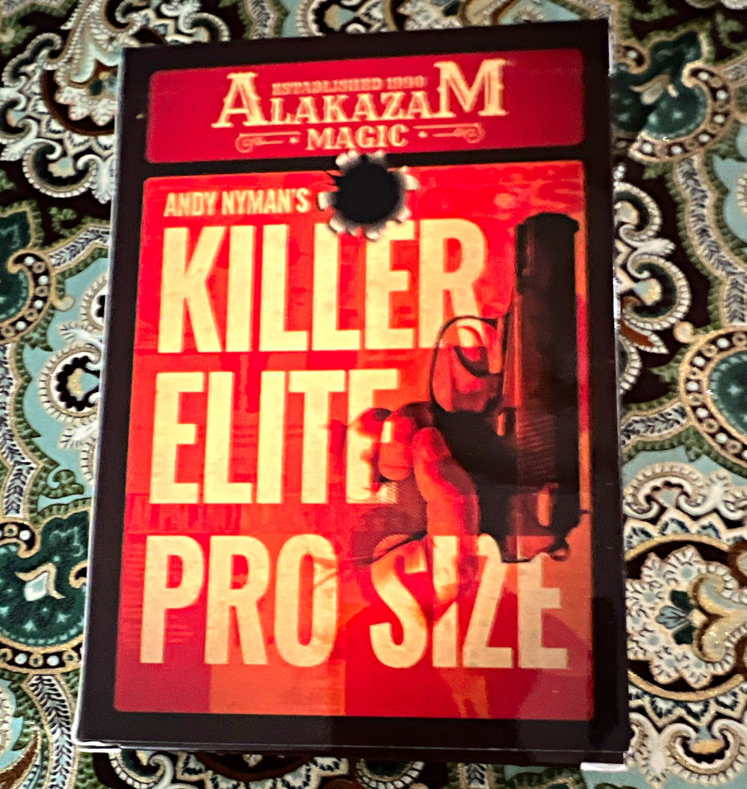 Alakazam Magic Andy Nyman Killer Elite Pro Size Magic Trick Wallet Set