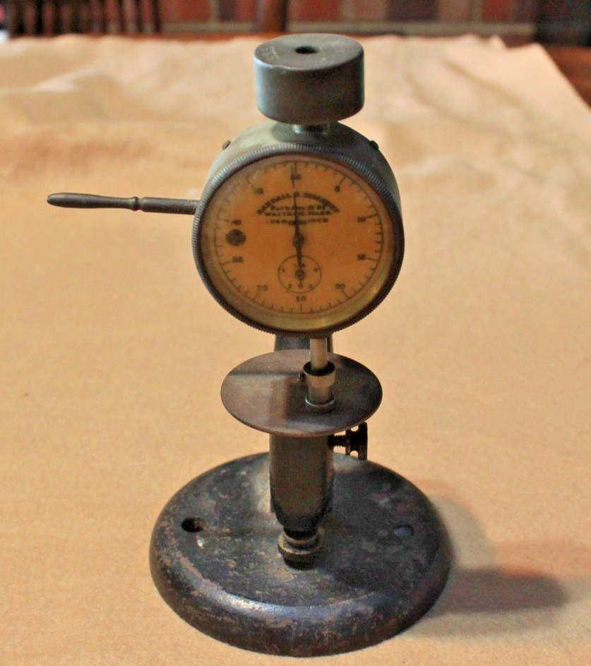 Vintage Randall & Stickney Dial Indicator Thickness Gauge Waltham, Mass, Antique Vintage Randall & Stickney Dial Indicator Thickness Gauge Waltham, Mass, Antique