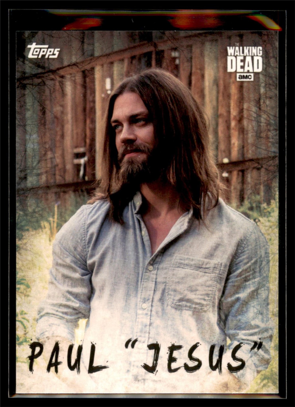 2017 Topps Walking Dead Season 7 Character Card #C-18 Paul Jesus Rovia